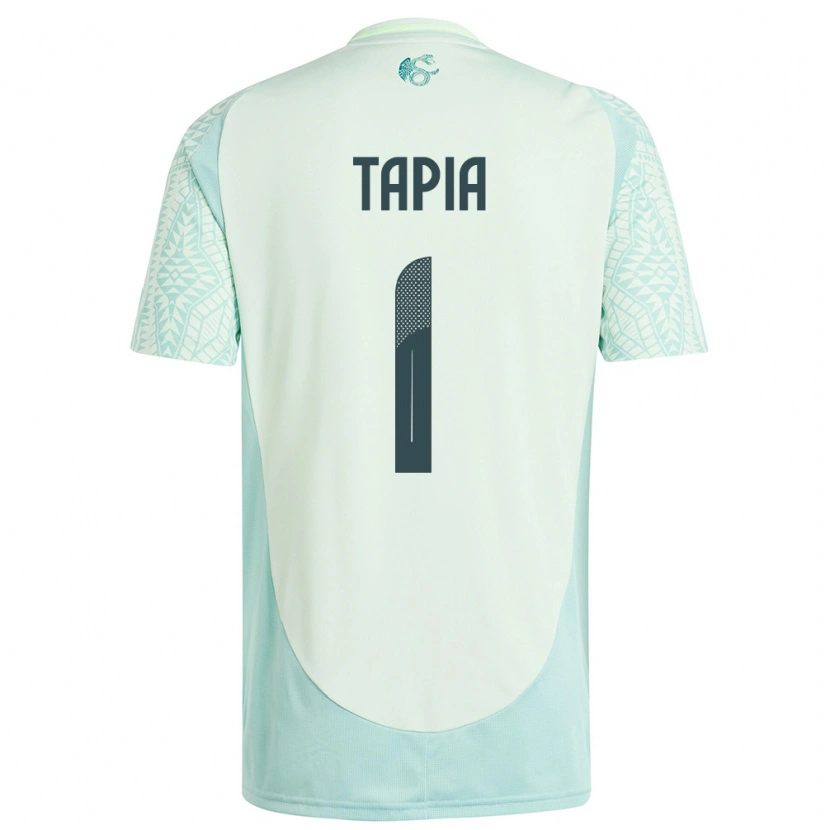 Danxen Män Mexiko Fernando Tapia #1 Linne Grön Bortatröja Matchtröjor 24-26 Tröjor T-Tröja