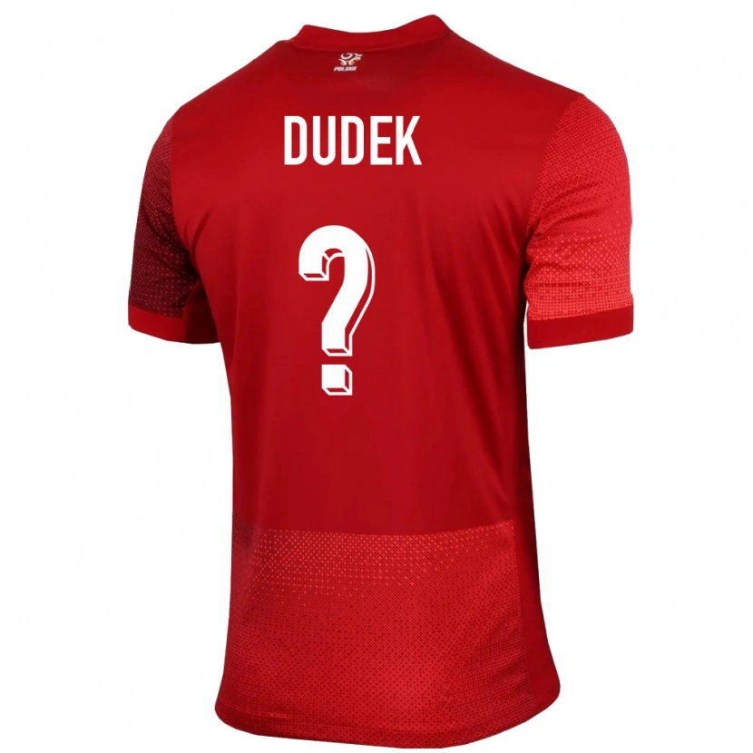 Danxen Män Polen Sammy Dudek #0 Röd Bortatröja Matchtröjor 24-26 Tröjor T-Tröja