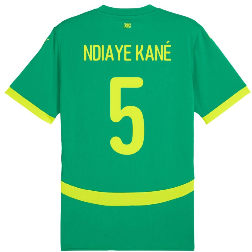 Danxen Män Senegal Ndeye Ndiaye Kane #5 Grön Bortatröja Matchtröjor 24-26 Tröjor T-Tröja