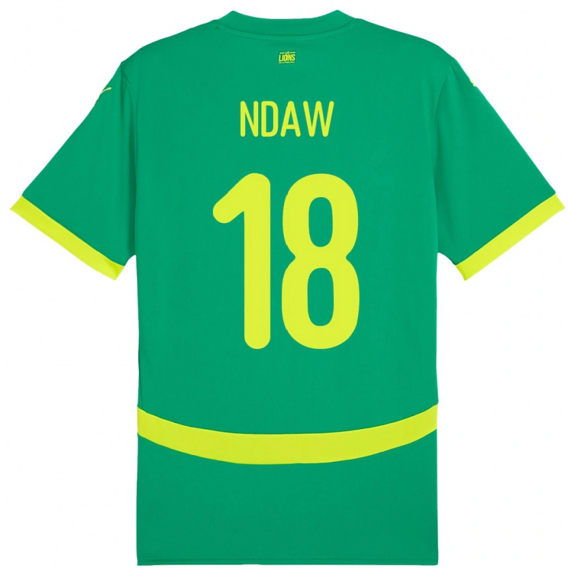 Danxen Män Senegal Faly Ndaw #18 Grön Bortatröja Matchtröjor 24-26 Tröjor T-Tröja