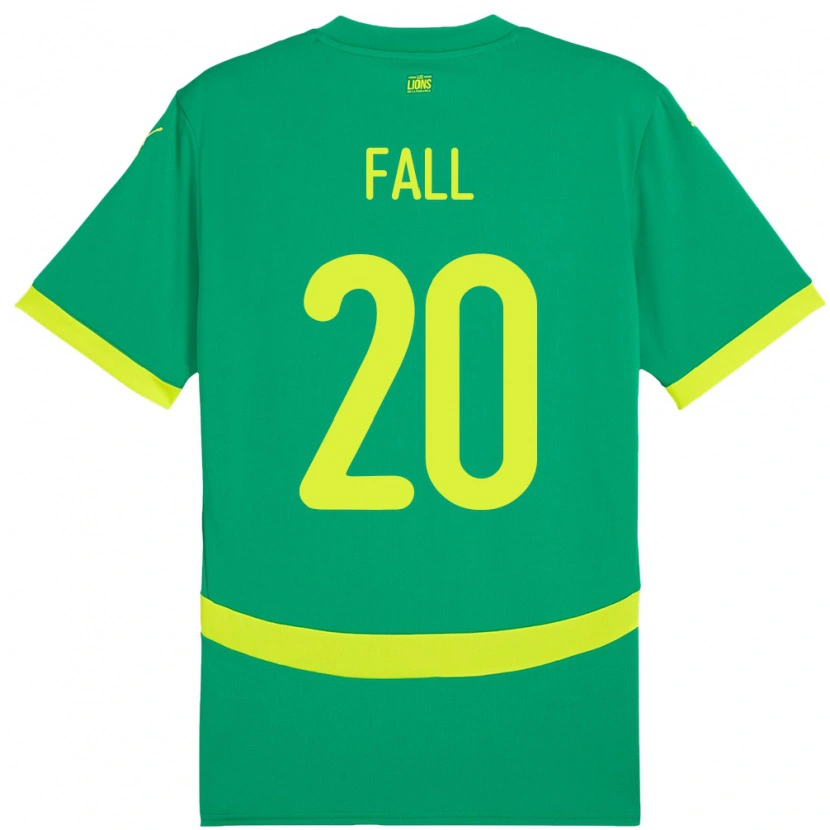 Danxen Män Senegal Korka Fall #20 Grön Bortatröja Matchtröjor 24-26 Tröjor T-Tröja