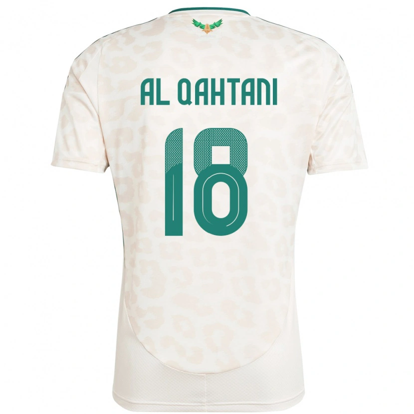 Danxen Män Saudi-Arabien Mohammed Al-Qahtani #18 Vit Bortatröja Matchtröjor 24-26 Tröjor T-Tröja