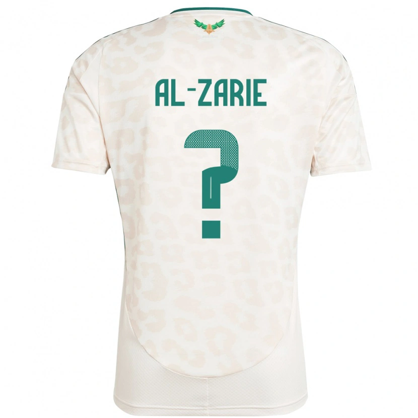 Danxen Män Saudi-Arabien Hussain Al-Zarie #0 Vit Bortatröja Matchtröjor 24-26 Tröjor T-Tröja