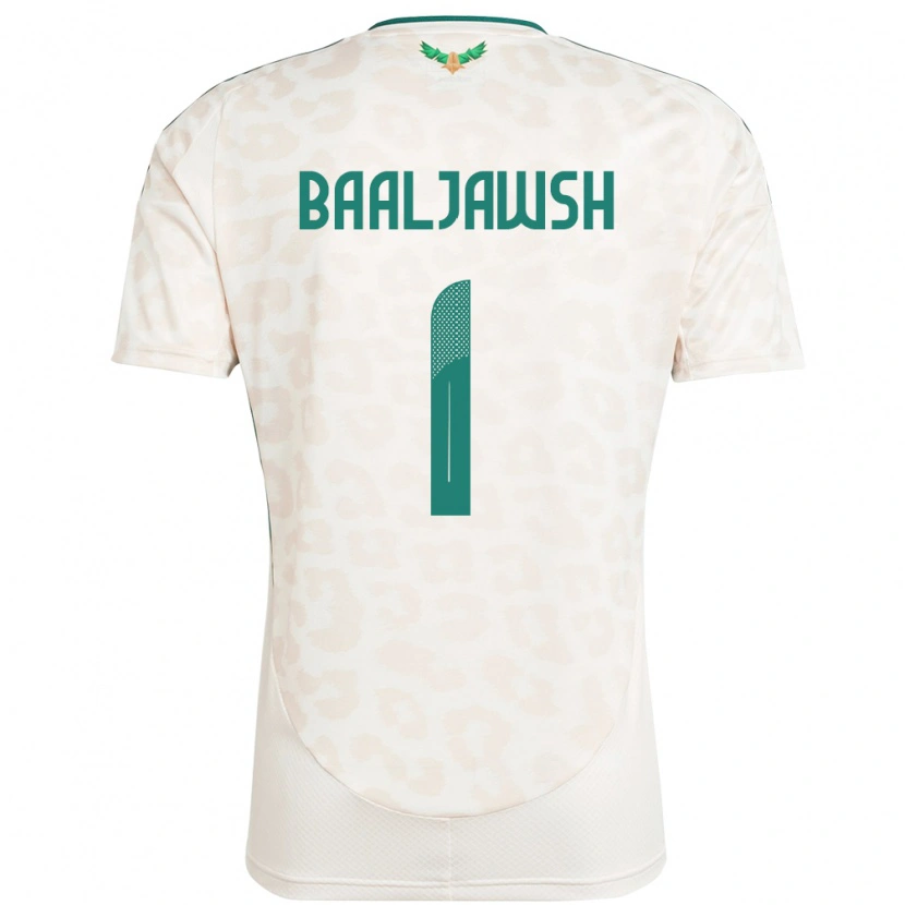 Danxen Män Saudi-Arabien Turki Baaljawsh #1 Vit Bortatröja Matchtröjor 24-26 Tröjor T-Tröja