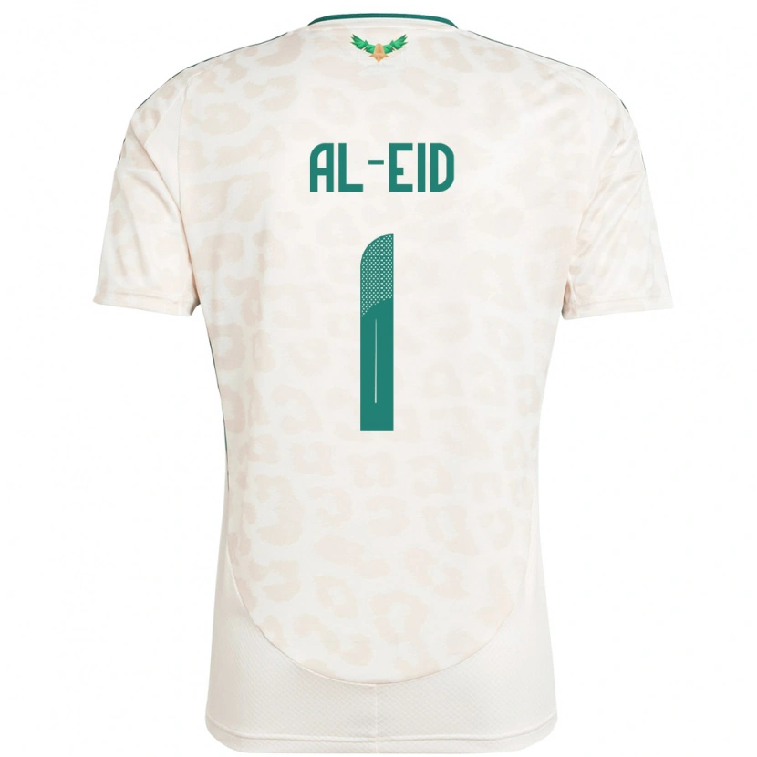 Danxen Män Saudi-Arabien Mousa Al-Eid #1 Vit Bortatröja Matchtröjor 24-26 Tröjor T-Tröja