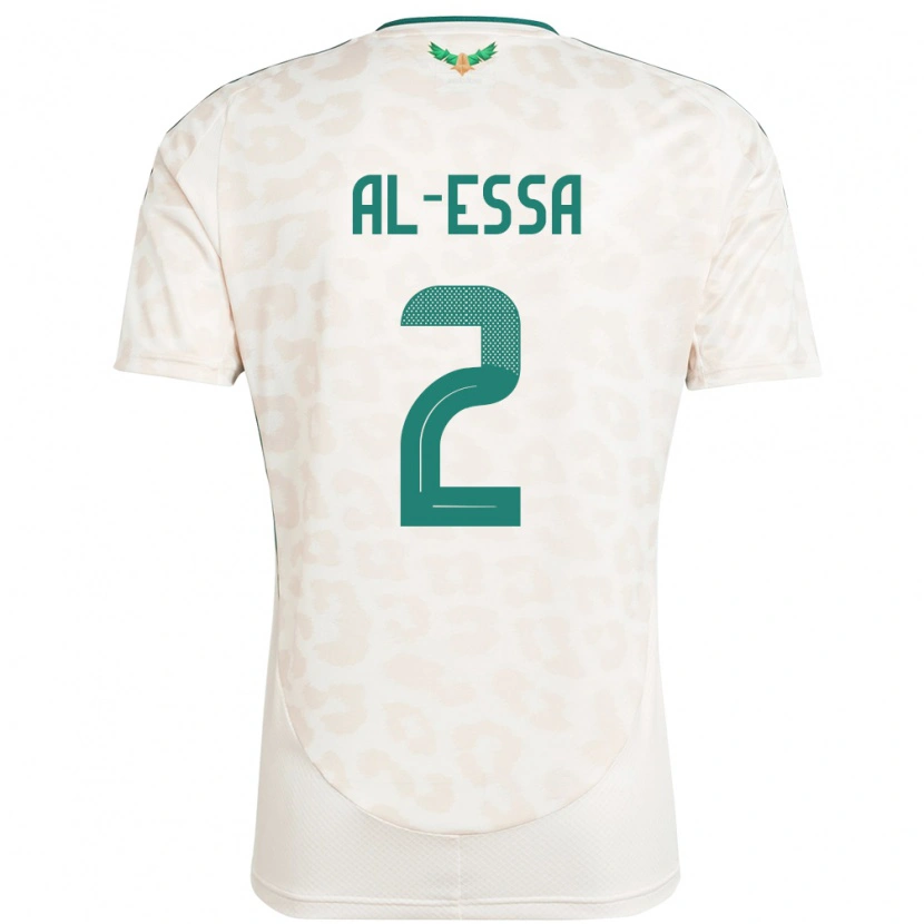 Danxen Män Saudi-Arabien Sultan Al-Essa #2 Vit Bortatröja Matchtröjor 24-26 Tröjor T-Tröja