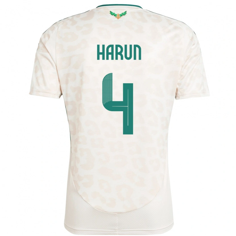 Danxen Män Saudi-Arabien Saud Harun #4 Vit Bortatröja Matchtröjor 24-26 Tröjor T-Tröja