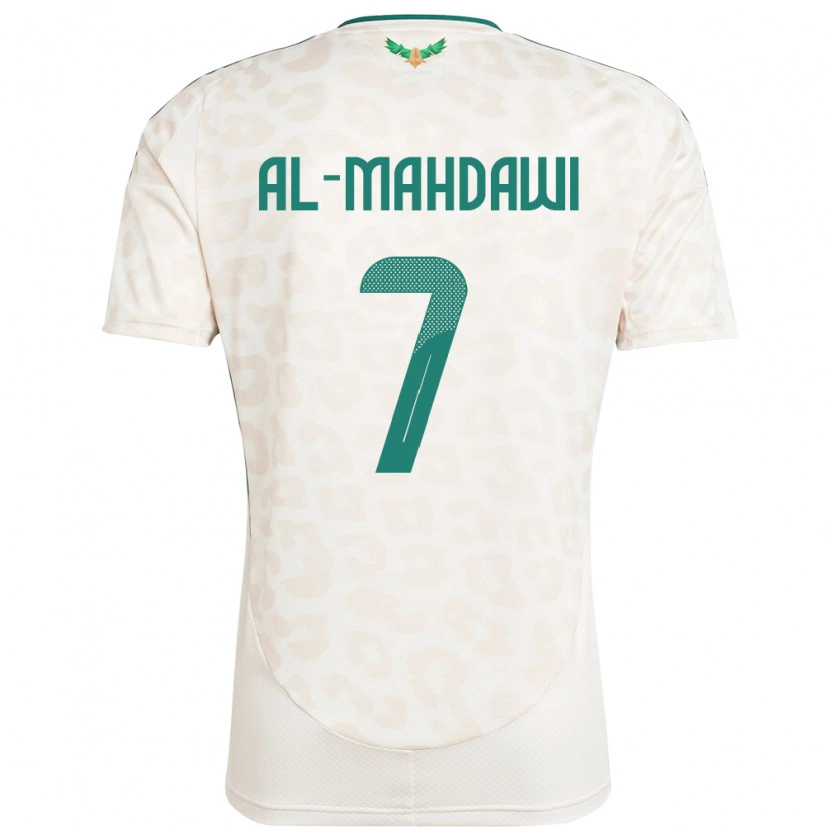 Danxen Män Saudi-Arabien Ali Al-Mahdawi #7 Vit Bortatröja Matchtröjor 24-26 Tröjor T-Tröja