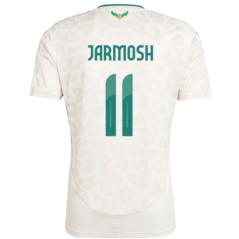 Danxen Män Saudi-Arabien Abdulaziz Jarmosh #11 Vit Bortatröja Matchtröjor 24-26 Tröjor T-Tröja