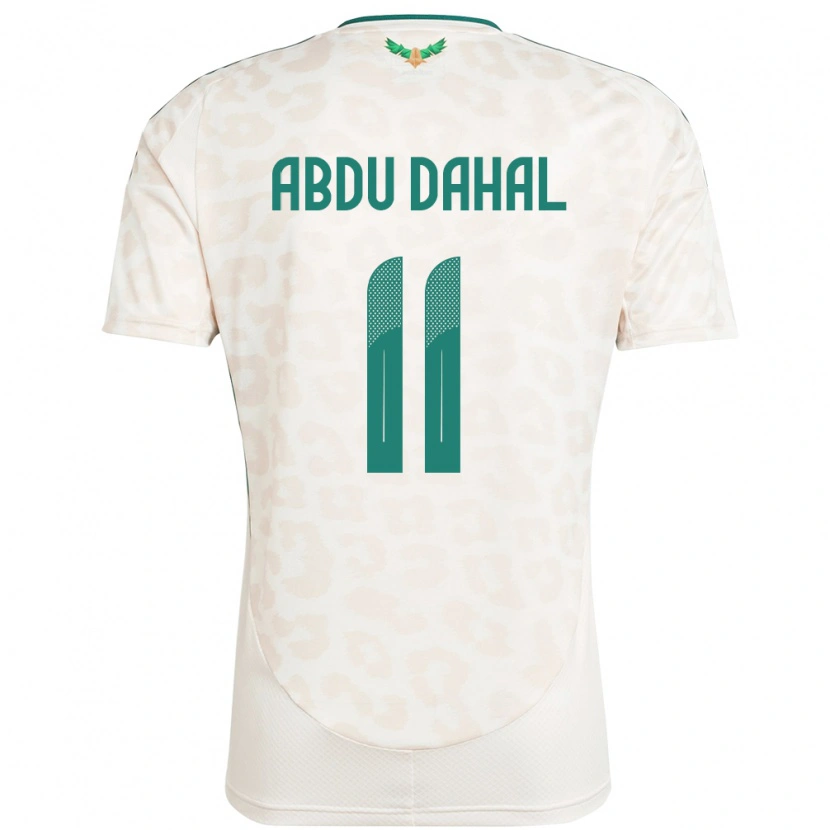 Danxen Män Saudi-Arabien Sabri Abdu Dahal #11 Vit Bortatröja Matchtröjor 24-26 Tröjor T-Tröja