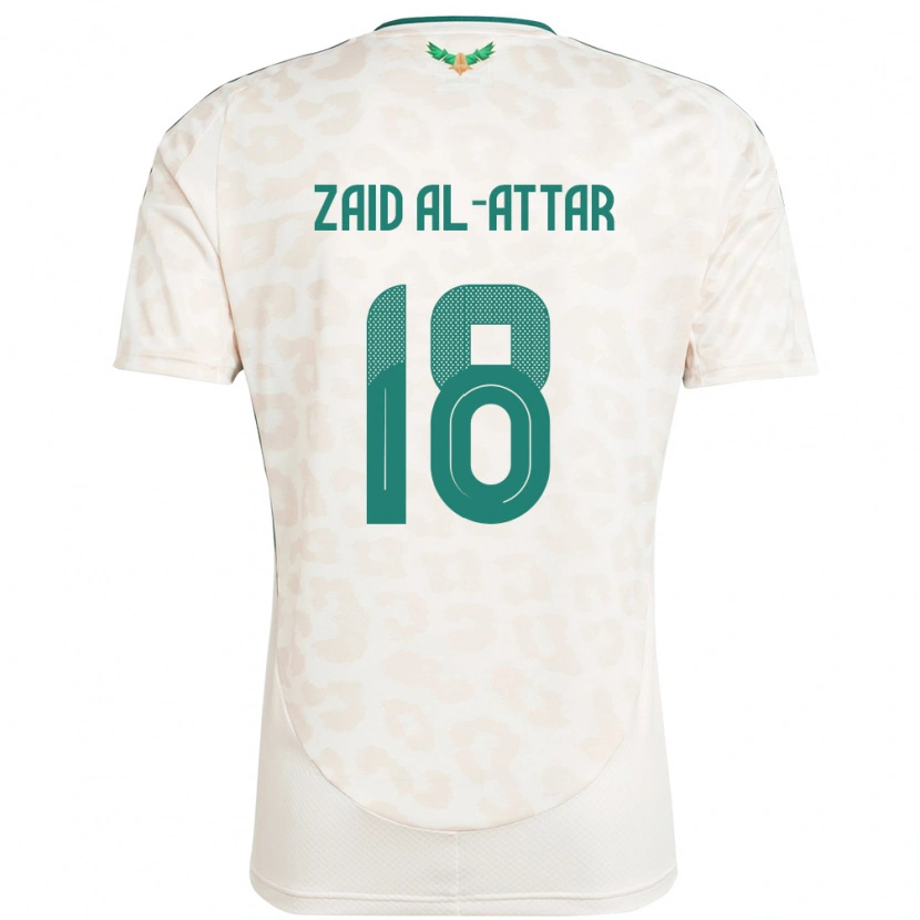 Danxen Män Saudi-Arabien Ramez Zaid Al-Attar #18 Vit Bortatröja Matchtröjor 24-26 Tröjor T-Tröja