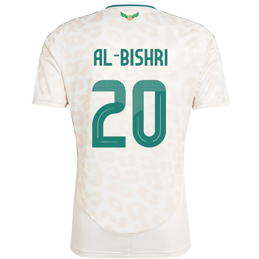 Danxen Män Saudi-Arabien Nawaf Al-Bishri #20 Vit Bortatröja Matchtröjor 24-26 Tröjor T-Tröja