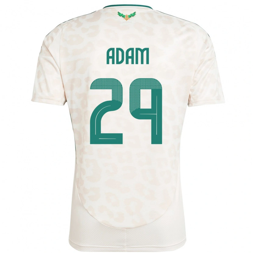 Danxen Män Saudi-Arabien Hamed Adam #29 Vit Bortatröja Matchtröjor 24-26 Tröjor T-Tröja