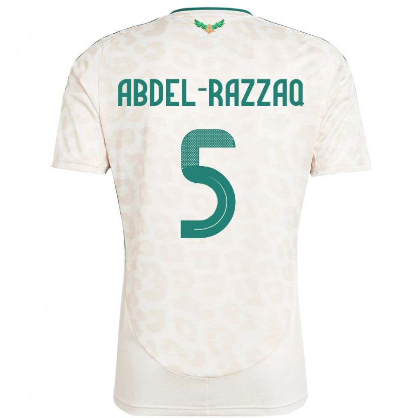 Danxen Män Saudi-Arabien Lana Abdel Razzaq #5 Vit Bortatröja Matchtröjor 24-26 Tröjor T-Tröja