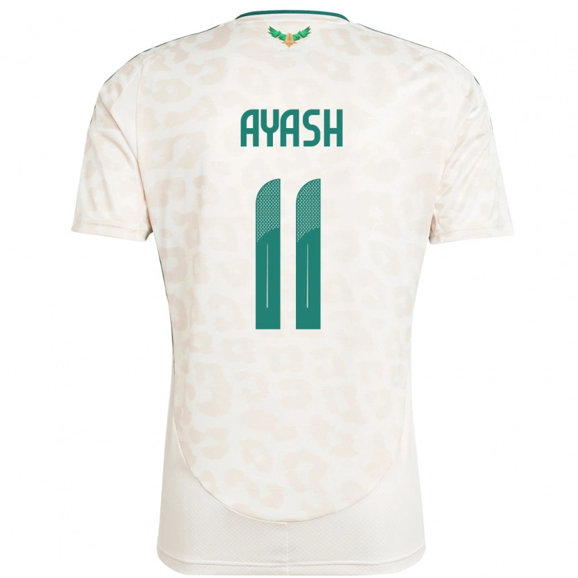 Danxen Män Saudi-Arabien Ziyad Ayash #11 Vit Bortatröja Matchtröjor 24-26 Tröjor T-Tröja