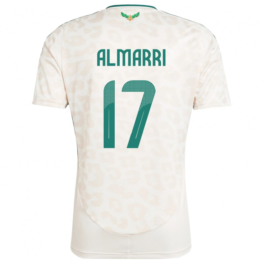 Danxen Män Saudi-Arabien Mohammed Almarri #17 Vit Bortatröja Matchtröjor 24-26 Tröjor T-Tröja