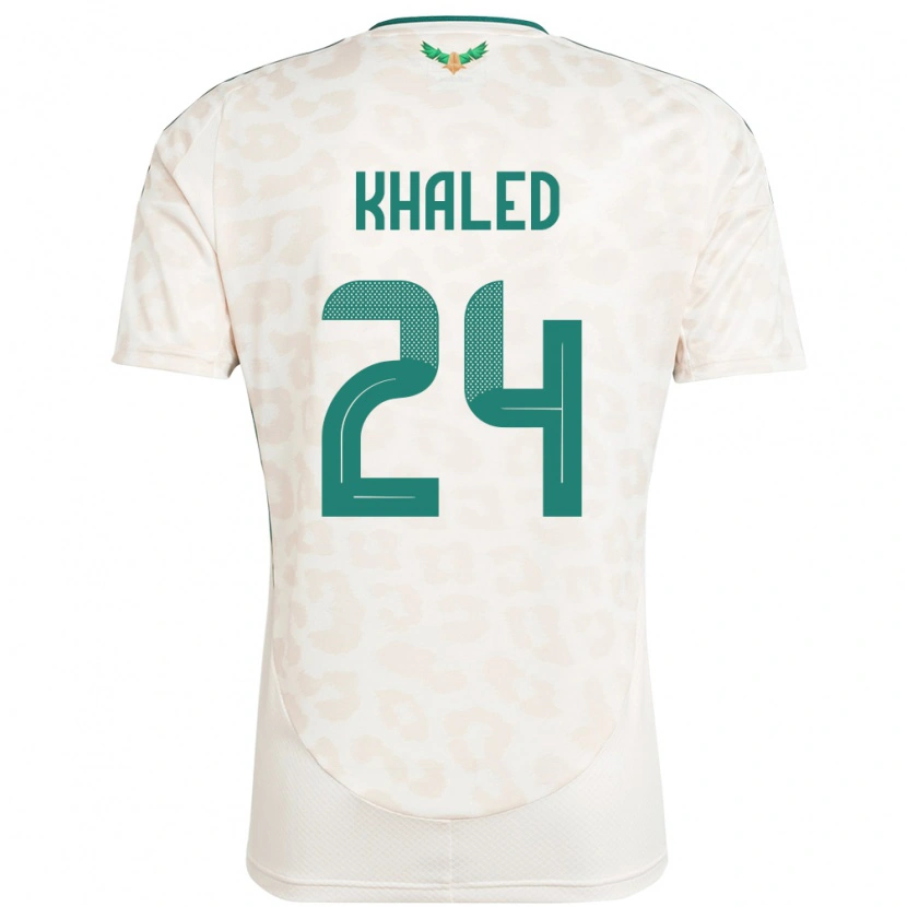 Danxen Män Saudi-Arabien Atheer Khaled #24 Vit Bortatröja Matchtröjor 24-26 Tröjor T-Tröja
