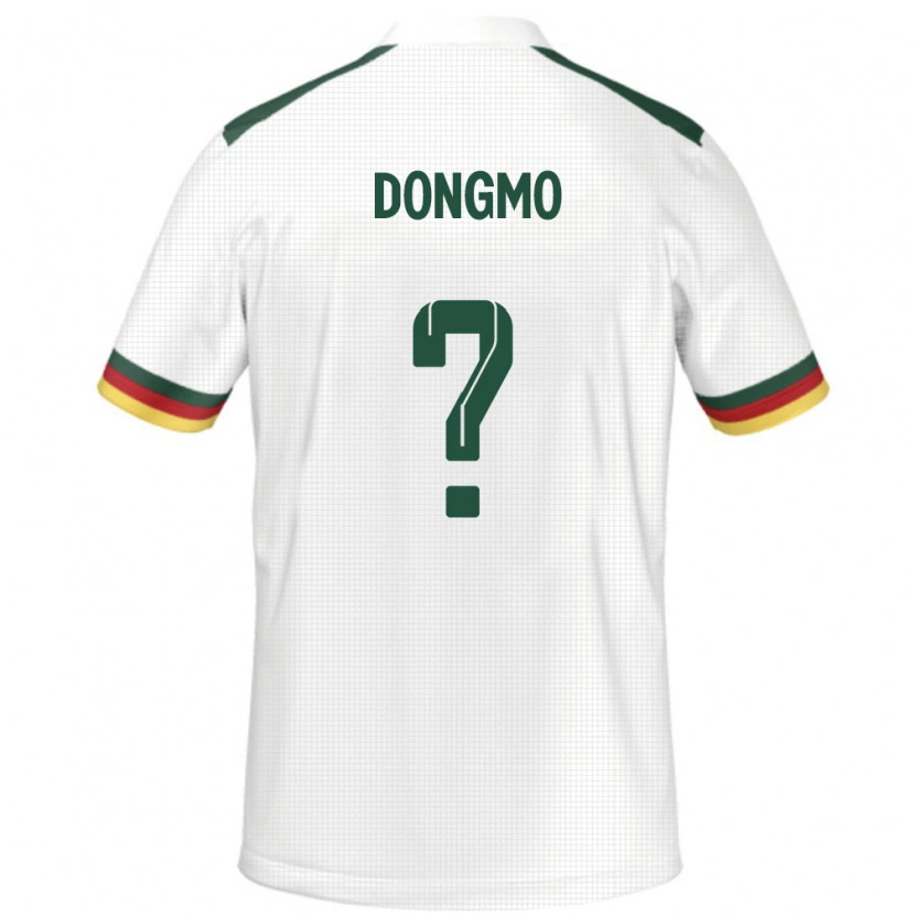Danxen Män Kamerun Fabien Dongmo #0 Vit Bortatröja Matchtröjor 24-26 Tröjor T-Tröja