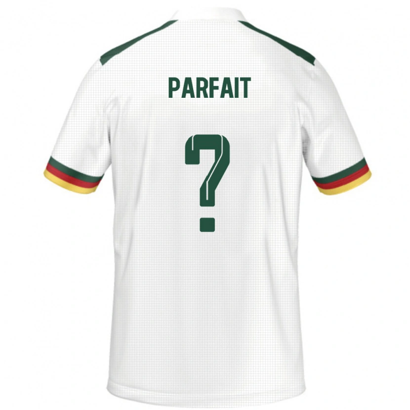 Danxen Män Kamerun Kegni Parfait #0 Vit Bortatröja Matchtröjor 24-26 Tröjor T-Tröja