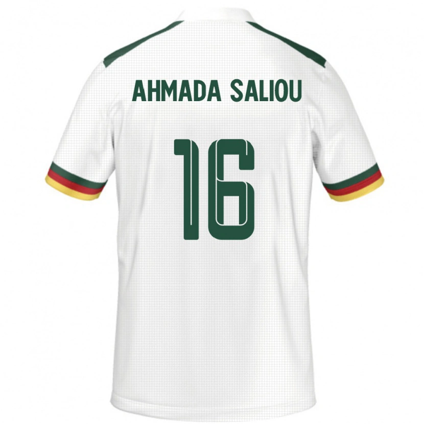 Danxen Män Kamerun Mamoudou Ahmada Saliou #16 Vit Bortatröja Matchtröjor 24-26 Tröjor T-Tröja