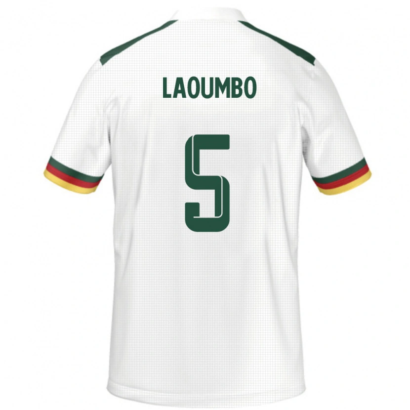 Danxen Män Kamerun Bere Laoumbo #5 Vit Bortatröja Matchtröjor 24-26 Tröjor T-Tröja
