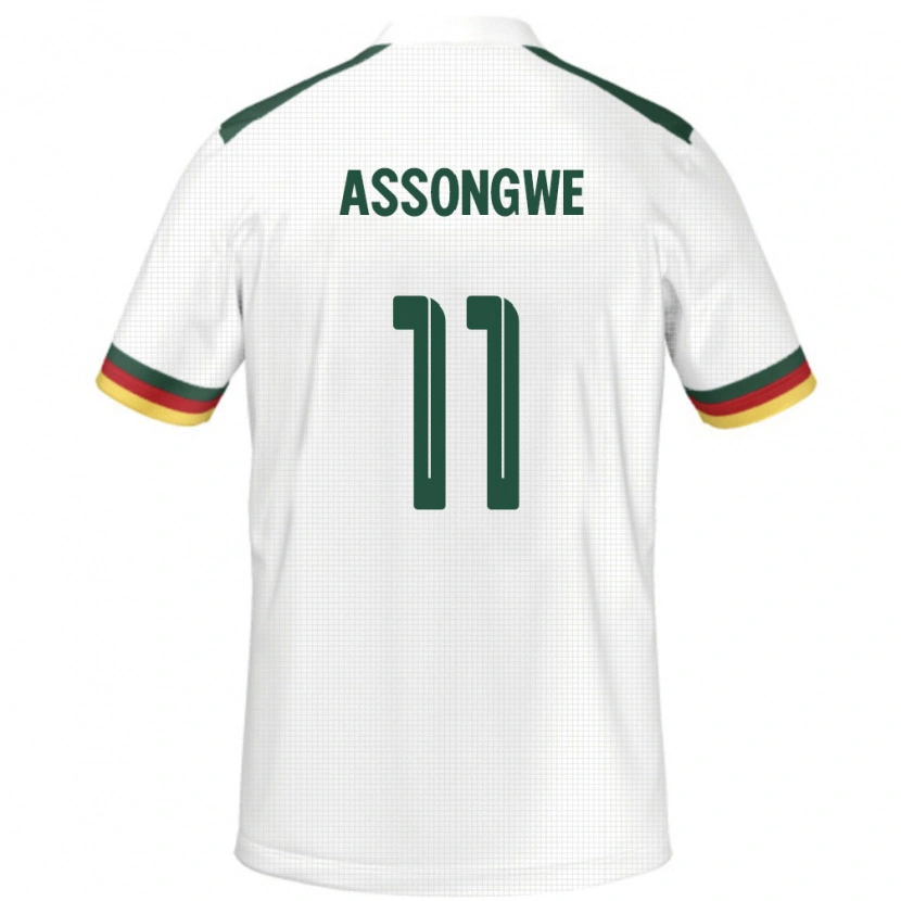 Danxen Män Kamerun Bemol Apam Assongwe #11 Vit Bortatröja Matchtröjor 24-26 Tröjor T-Tröja