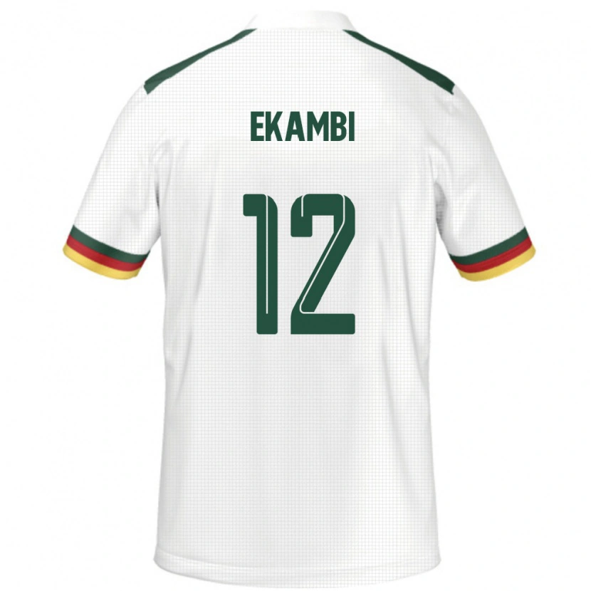 Danxen Män Kamerun Karl Toko Ekambi #12 Vit Bortatröja Matchtröjor 24-26 Tröjor T-Tröja