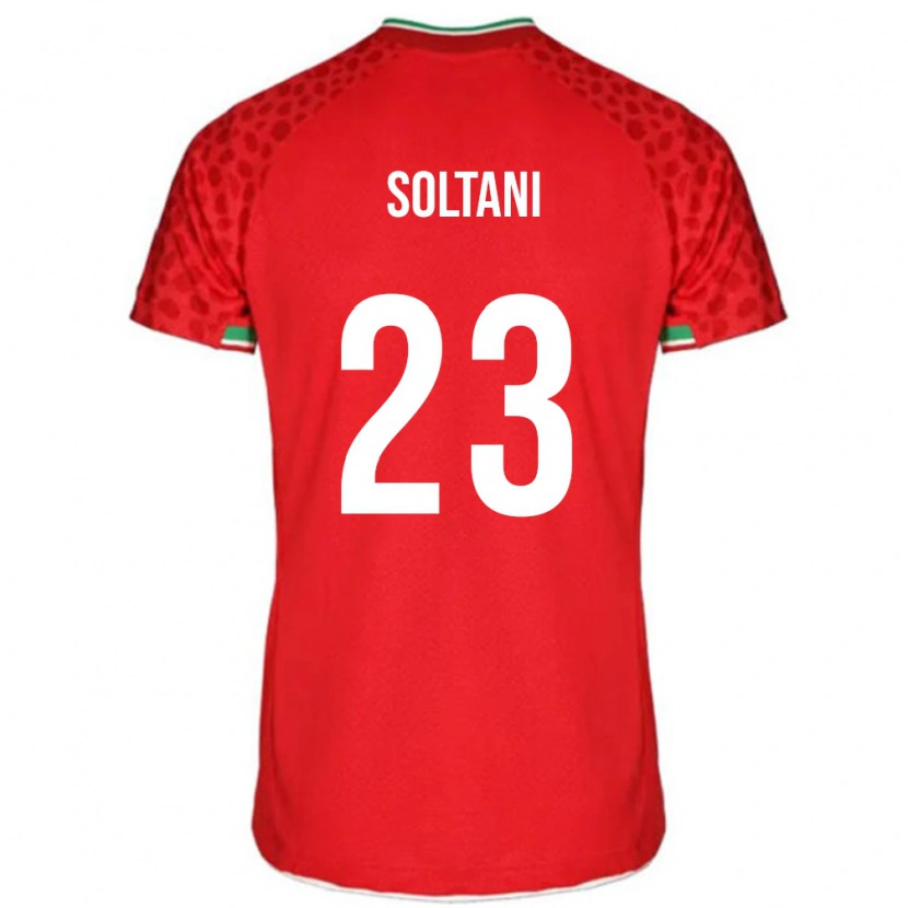 Danxen Män Iran Raouf Soltani #23 Röd Bortatröja Matchtröjor 24-26 Tröjor T-Tröja