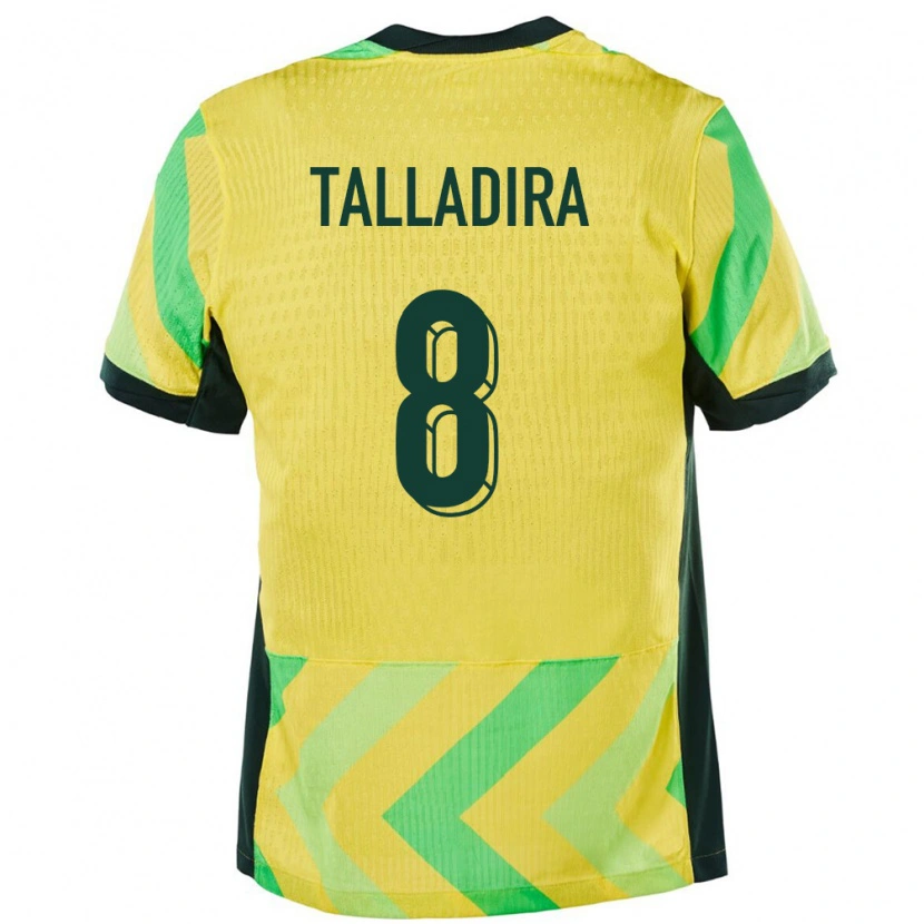 Danxen Kvinnor Australien Fabian Talladira #8 Gyllene Hemmatröja Matchtröjor 24-26 Tröjor T-Tröja