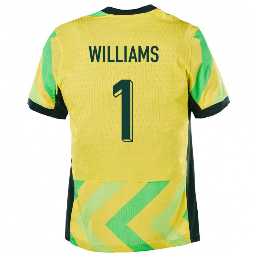 Danxen Kvinnor Australien Lydia Williams #1 Gyllene Hemmatröja Matchtröjor 24-26 Tröjor T-Tröja