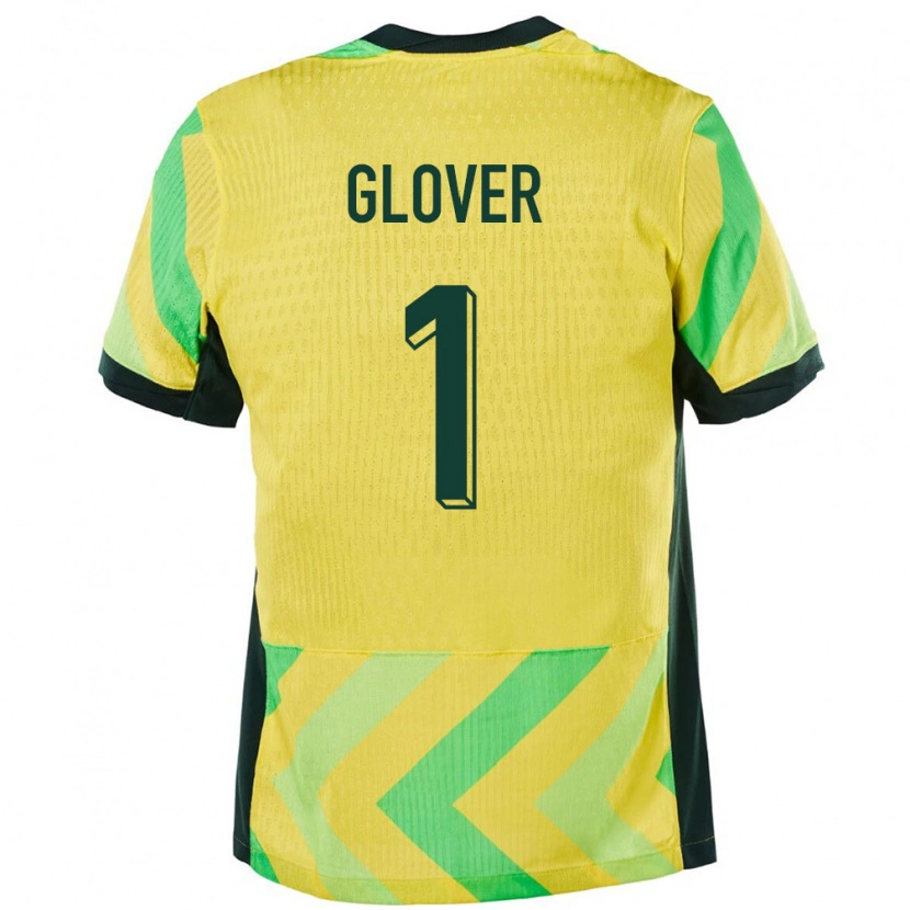 Danxen Kvinnor Australien Thomas Glover #1 Gyllene Hemmatröja Matchtröjor 24-26 Tröjor T-Tröja