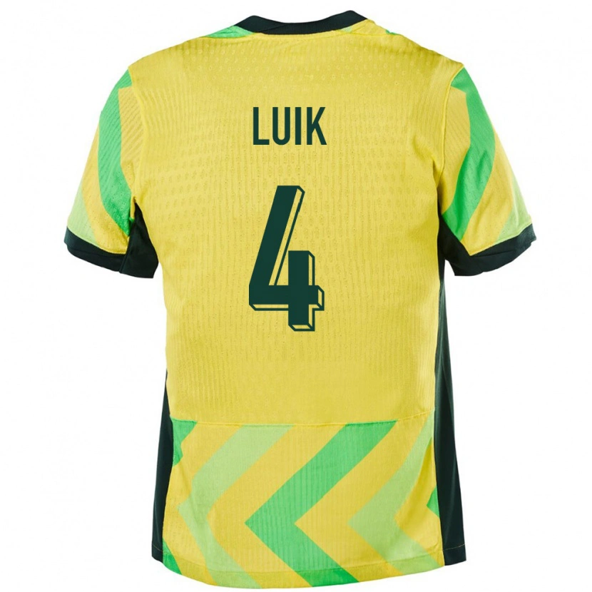 Danxen Kvinnor Australien Aivi Luik #4 Gyllene Hemmatröja Matchtröjor 24-26 Tröjor T-Tröja