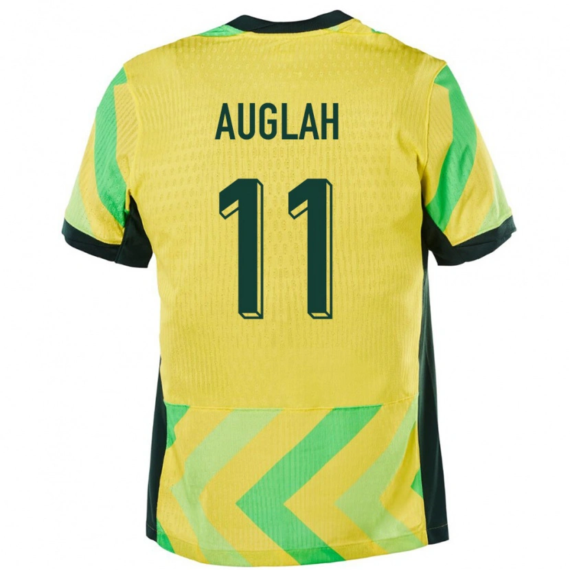 Danxen Kvinnor Australien Ali Auglah #11 Gyllene Hemmatröja Matchtröjor 24-26 Tröjor T-Tröja