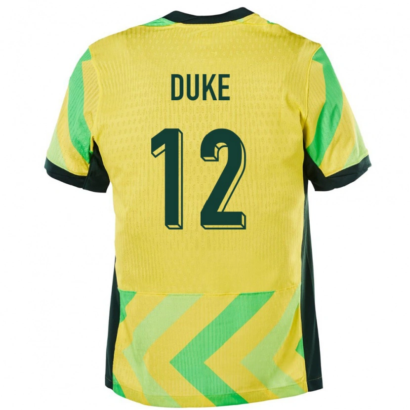 Danxen Kvinnor Australien Mitch Duke #12 Gyllene Hemmatröja Matchtröjor 24-26 Tröjor T-Tröja