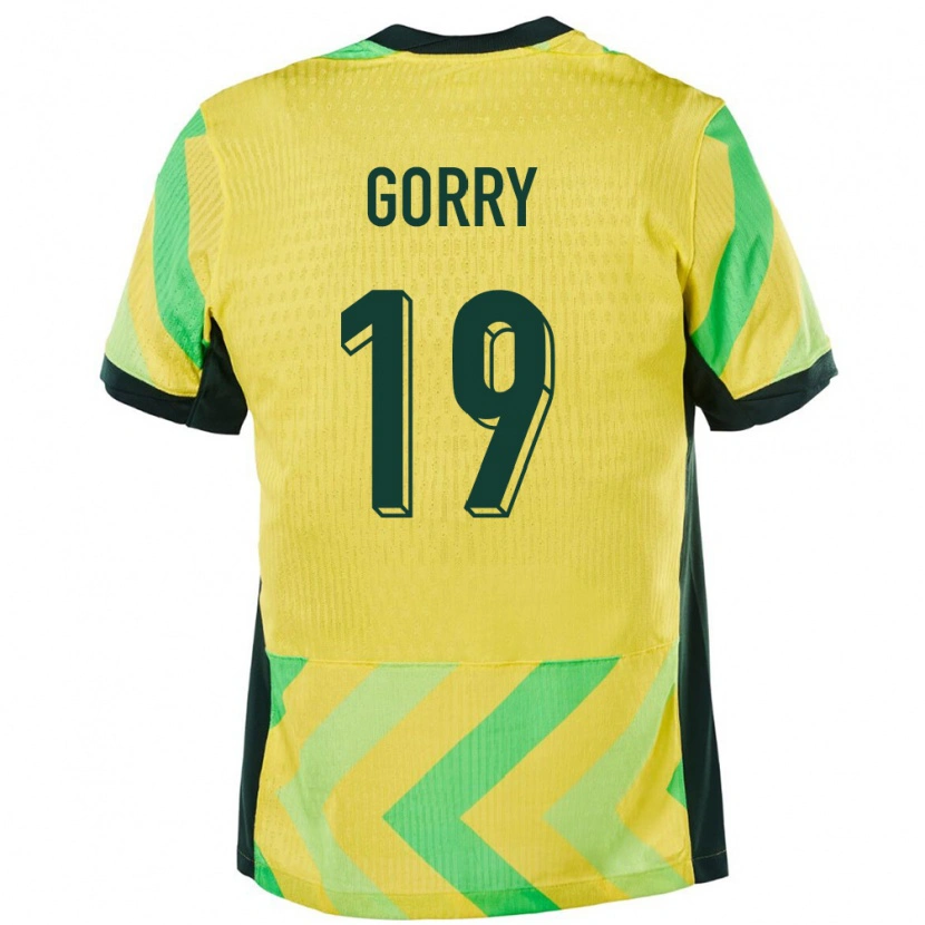 Danxen Kvinnor Australien Katrina Gorry #19 Gyllene Hemmatröja Matchtröjor 24-26 Tröjor T-Tröja