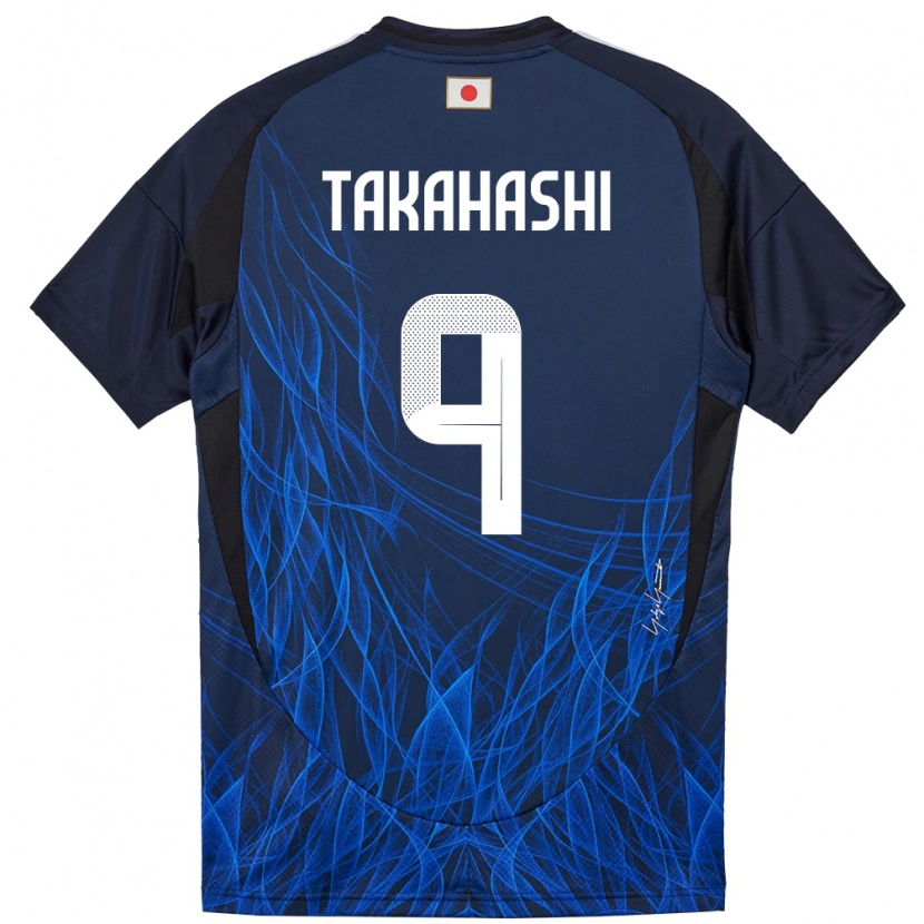 Danxen Kvinnor Japan Hikaru Takahashi #9 Mörkblå Hemmatröja Matchtröjor 24-26 Tröjor T-Tröja