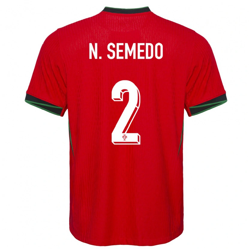 Danxen Kvinnor Portugal Nélson Semedo #2 Röd Hemmatröja Matchtröjor 24-26 Tröjor T-Tröja