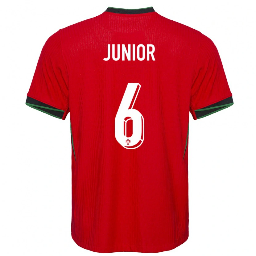Danxen Kvinnor Portugal Marlon Junior #6 Röd Hemmatröja Matchtröjor 24-26 Tröjor T-Tröja