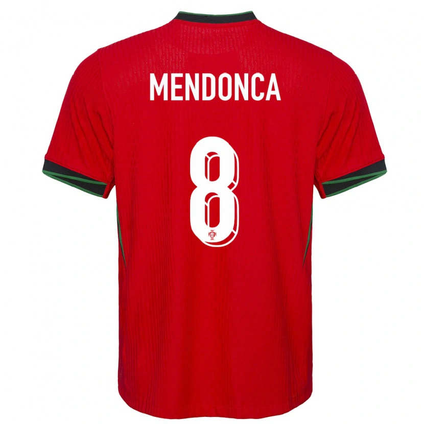 Danxen Kvinnor Portugal Manuel Mendonça #8 Röd Hemmatröja Matchtröjor 24-26 Tröjor T-Tröja