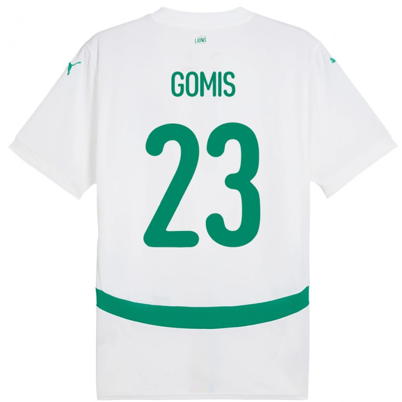 Danxen Kvinnor Senegal Alfred Gomis #23 Vit Hemmatröja Matchtröjor 24-26 Tröjor T-Tröja