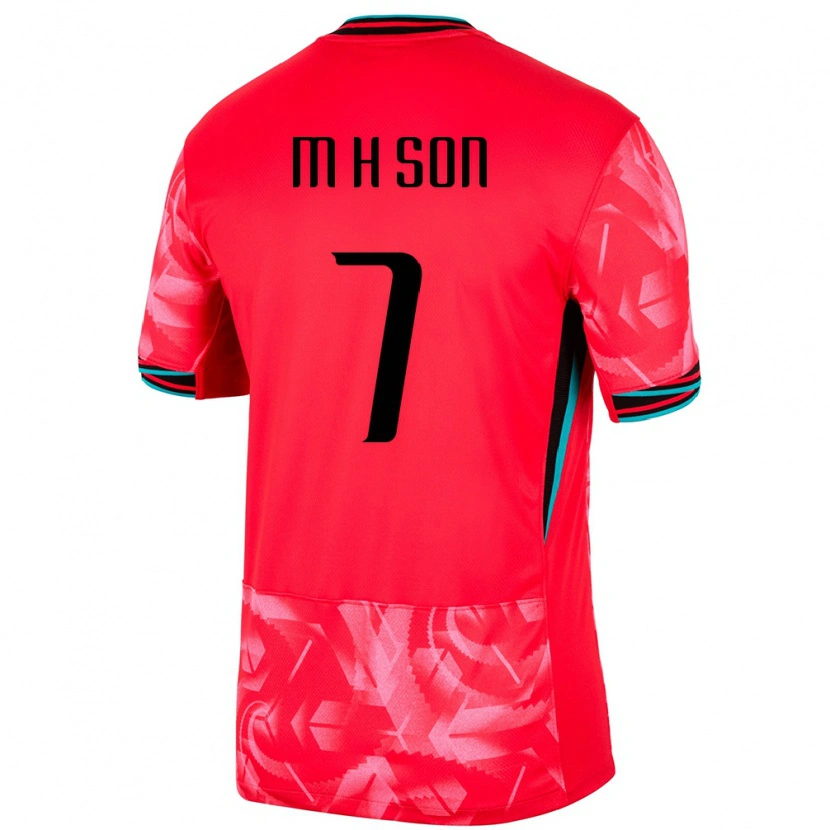 Danxen Kvinnor Sydkorea Heung-Min Son #7 Röd Hemmatröja Matchtröjor 24-26 Tröjor T-Tröja