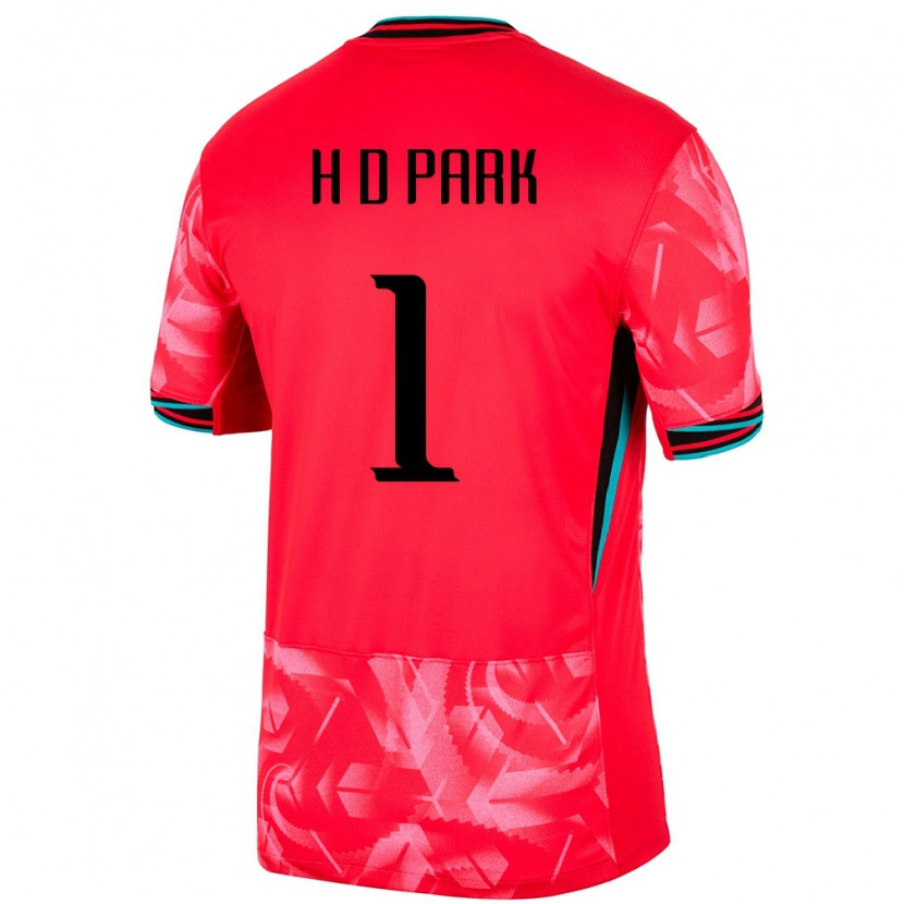Danxen Kvinnor Sydkorea Do-Hun Park #1 Röd Hemmatröja Matchtröjor 24-26 Tröjor T-Tröja