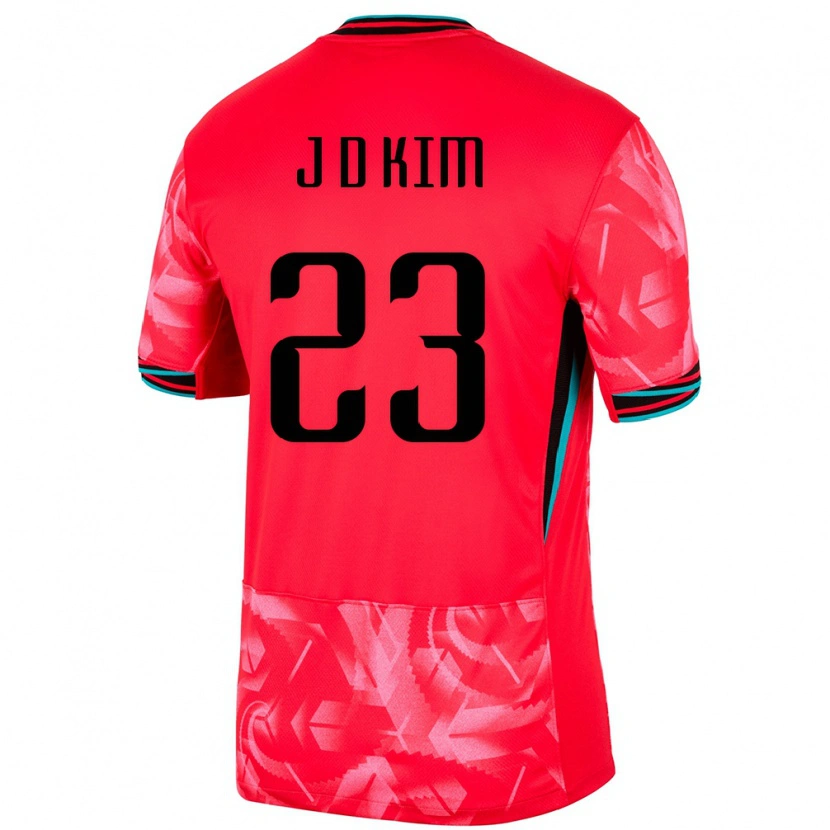 Danxen Kvinnor Sydkorea Dong-Jin Kim #23 Röd Hemmatröja Matchtröjor 24-26 Tröjor T-Tröja