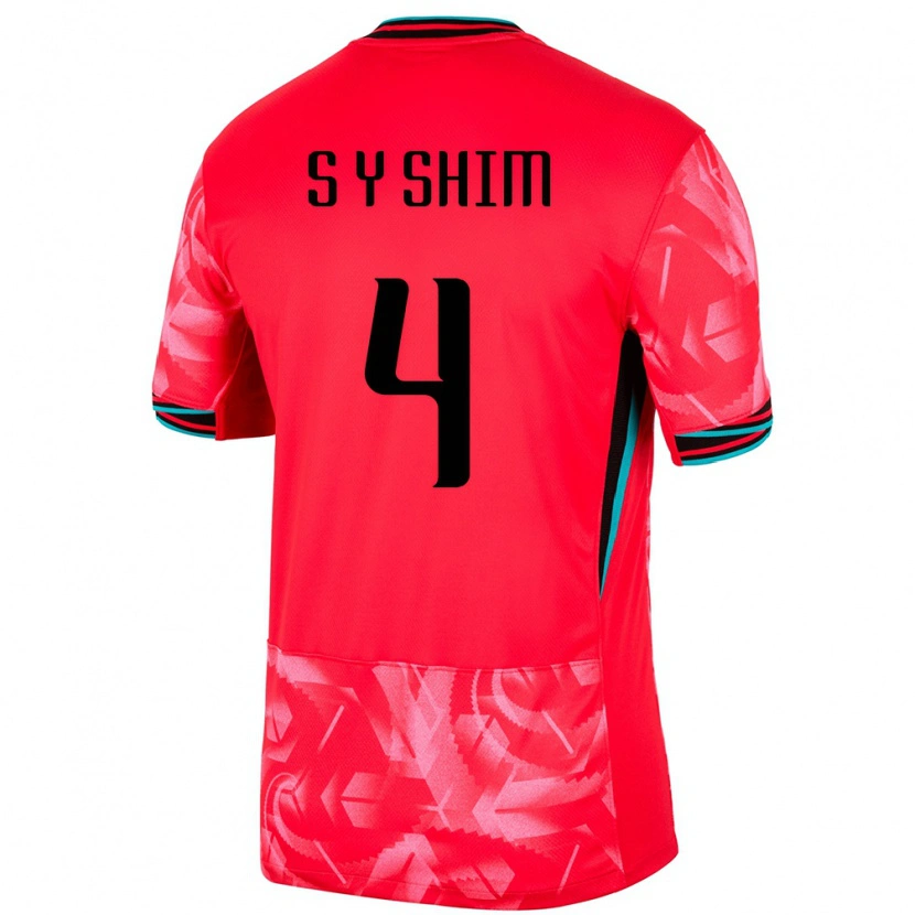 Danxen Kvinnor Sydkorea Shim Seo Yeon #4 Röd Hemmatröja Matchtröjor 24-26 Tröjor T-Tröja