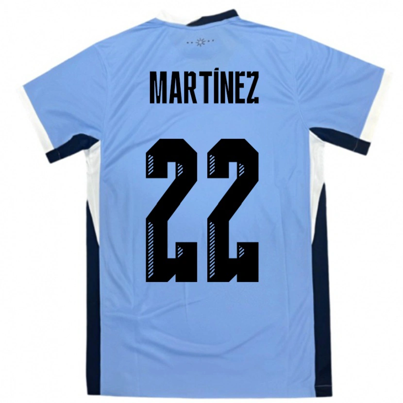 Danxen Kvinnor Uruguay Fredy Martínez #22 Vit Svart Hemmatröja Matchtröjor 24-26 Tröjor T-Tröja