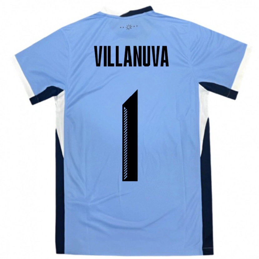 Danxen Kvinnor Uruguay Josefina Villanuva #1 Vit Svart Hemmatröja Matchtröjor 24-26 Tröjor T-Tröja