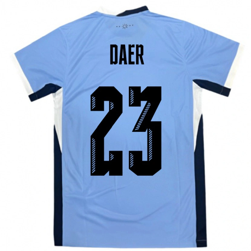Danxen Kvinnor Uruguay Zulma Daer #23 Vit Svart Hemmatröja Matchtröjor 24-26 Tröjor T-Tröja
