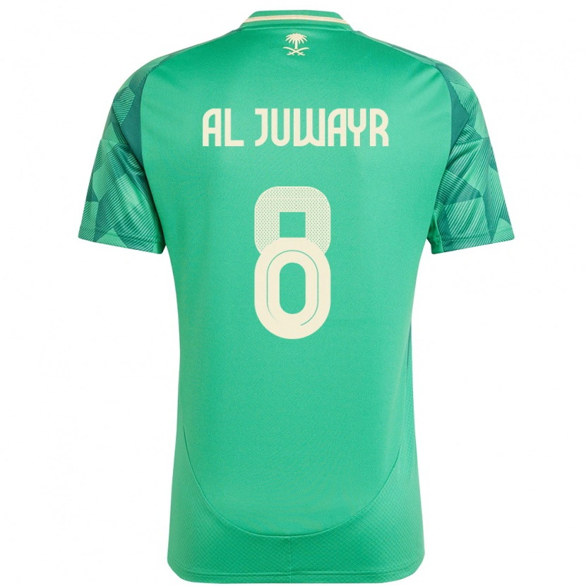 Danxen Kvinnor Saudi-Arabien Musab Al-Juwayr #8 Grön Hemmatröja Matchtröjor 24-26 Tröjor T-Tröja