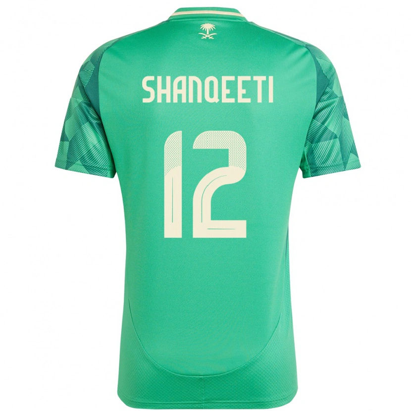 Danxen Kvinnor Saudi-Arabien Muhannad Shanqeeti #12 Grön Hemmatröja Matchtröjor 24-26 Tröjor T-Tröja