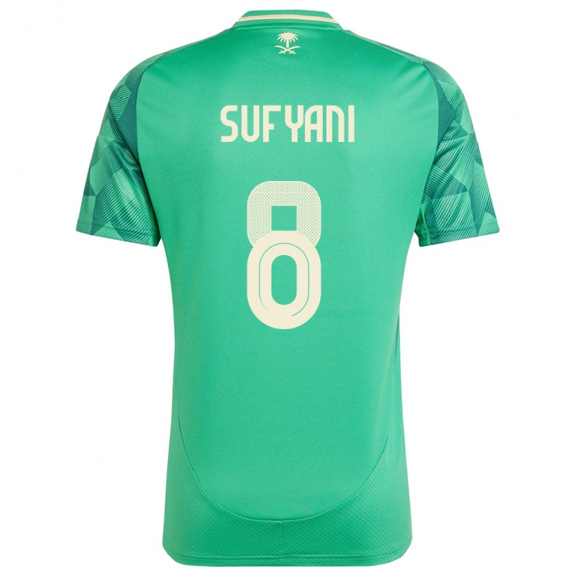 Danxen Kvinnor Saudi-Arabien Abdulrahman Sufyani #8 Grön Hemmatröja Matchtröjor 24-26 Tröjor T-Tröja